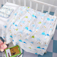 Load image into Gallery viewer, Baby Muslin Swaddle Blankets 70%bamboo + 30%cotton Baby Blanket Newborn Bath Towel Muslin Diaper