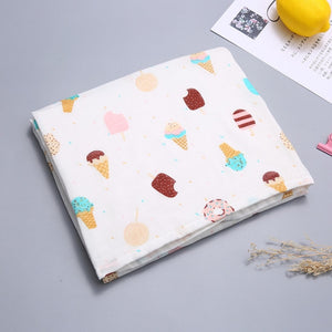 120cm*110cm 2 Layer Muslin Blanket Gauze Bamboo Baby Swaddle Blankets Newborn Baby Muslin Battaniye