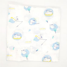 Load image into Gallery viewer, 120cm*110cm 2 Layer Muslin Blanket Gauze Bamboo Baby Swaddle Blankets Newborn Baby Muslin Battaniye