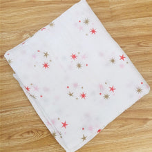 Load image into Gallery viewer, 120cm*110cm 2 Layer Muslin Blanket Gauze Bamboo Baby Swaddle Blankets Newborn Baby Muslin Battaniye