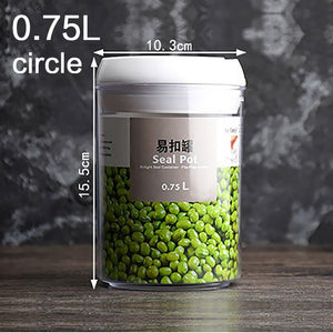 Purchase Set [Send 1 Sticker + 1 Pen] Food storage container Acrylic kitchen storage multigrain storage jar transparent sealed