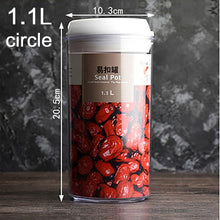 Load image into Gallery viewer, Purchase Set [Send 1 Sticker + 1 Pen] Food storage container Acrylic kitchen storage multigrain storage jar transparent sealed