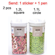 Load image into Gallery viewer, Purchase Set [Send 1 Sticker + 1 Pen] Food storage container Acrylic kitchen storage multigrain storage jar transparent sealed