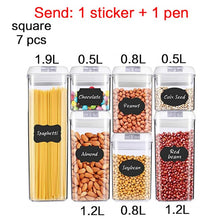 Load image into Gallery viewer, Purchase Set [Send 1 Sticker + 1 Pen] Food storage container Acrylic kitchen storage multigrain storage jar transparent sealed