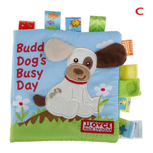 Load image into Gallery viewer, Animal Style Monkey/Owl/Dog Newborn Baby Toy Learning Educational Kids Cloth Books Cute Infant Baby Fabric Book Ratteles Toys